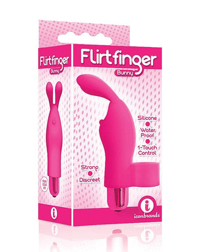 Icon Brands INC The 9's Flirtfinger Bunny Pink Vibrators