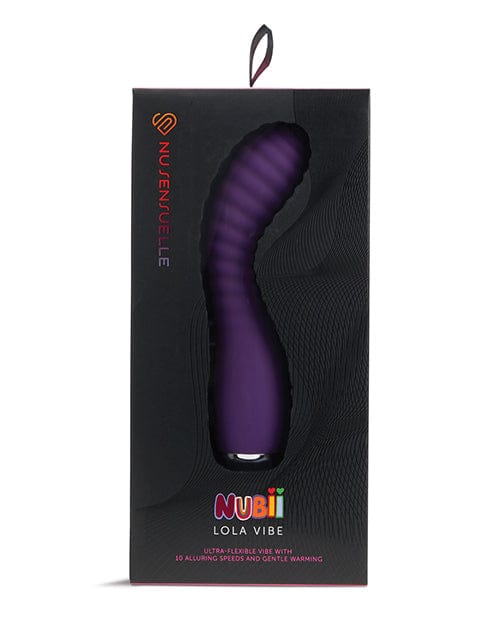 Novel Creations Usa INC Nu Sensuelle Lola Nubii Flexible Warming Vibe Purple Vibrators