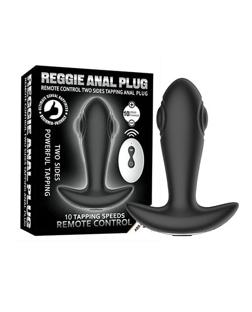 ebony anal plug Reggie Tapping Anal Plug