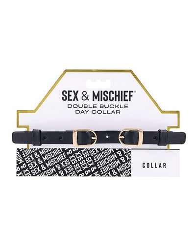 Sportsheets International Sex & Mischief Double Buckle Day Collar Kink & BDSM