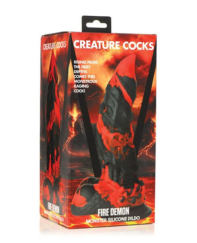 Xr LLC Creature Cocks Fire Demon Monster Silicone Dildo Dildos