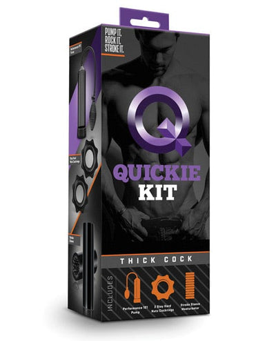 Blush Novelties Blush Quickie Kit - Thick Cock Black Vibrators