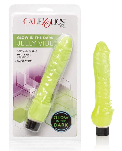 Glow-in-the-dark 7" Jelly Penis Vibe by CalExotics | Vibrators | OrchidToys.com Glow-in-the-dark 7" Jelly Penis Vibe by CalExotics | Vibrators | OrchidToys.com
