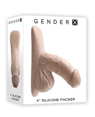 Evolved Novelties INC Gender X 4" Silicone Packer Ivory More