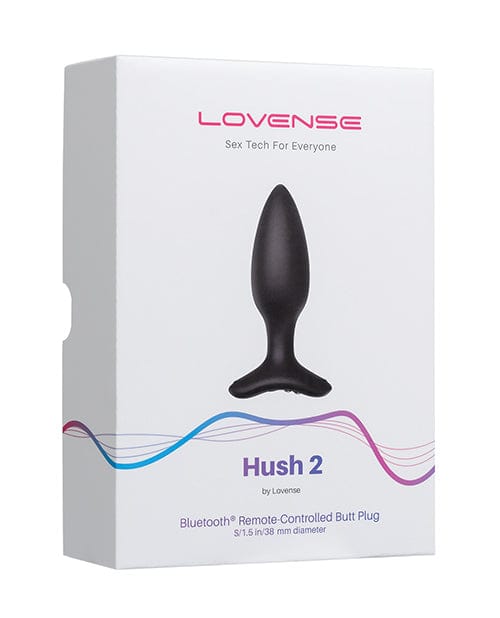 Lovense Hush 2 Butt Plug - Black by Lovense | Anal Toys | OrchidToys.com Lovense Hush 2 Butt Plug - Black by Lovense | Anal Toys | OrchidToys.com