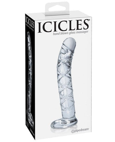 Pipedream Products Icicles Hand Blown Glass G Spot Dong 60 Dildos