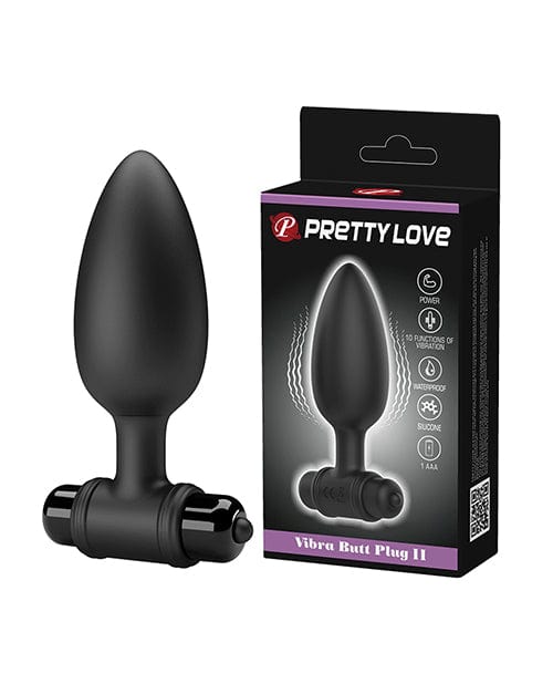 pretty anal plug Pretty Love Vibra Butt Plug II - Black by Pretty Love | Anal Toys