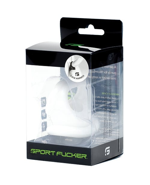 665 INC Sport Fucker Cock Harness White Penis Toys