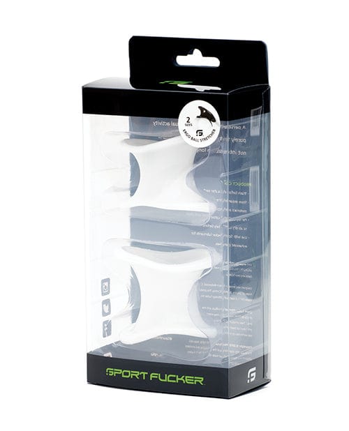 665 INC Sport Fucker Ergonomic Ball Stretcher Kit White Penis Toys