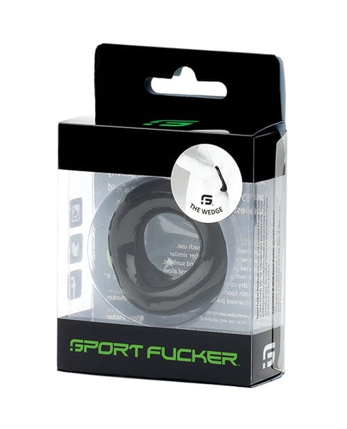 665 INC Sport Fucker Silicone The Wedge Black Penis Toys