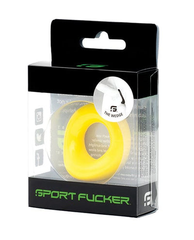 665 INC Sport Fucker Wedge Yellow Penis Toys