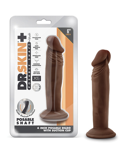 Blush Dr. Skin Plus 7 Inch Posable Dildo