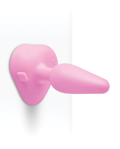 b-Vibe B-Vibe Beginner's Vibrating Tapered Butt Plug - Pink Anal Toys