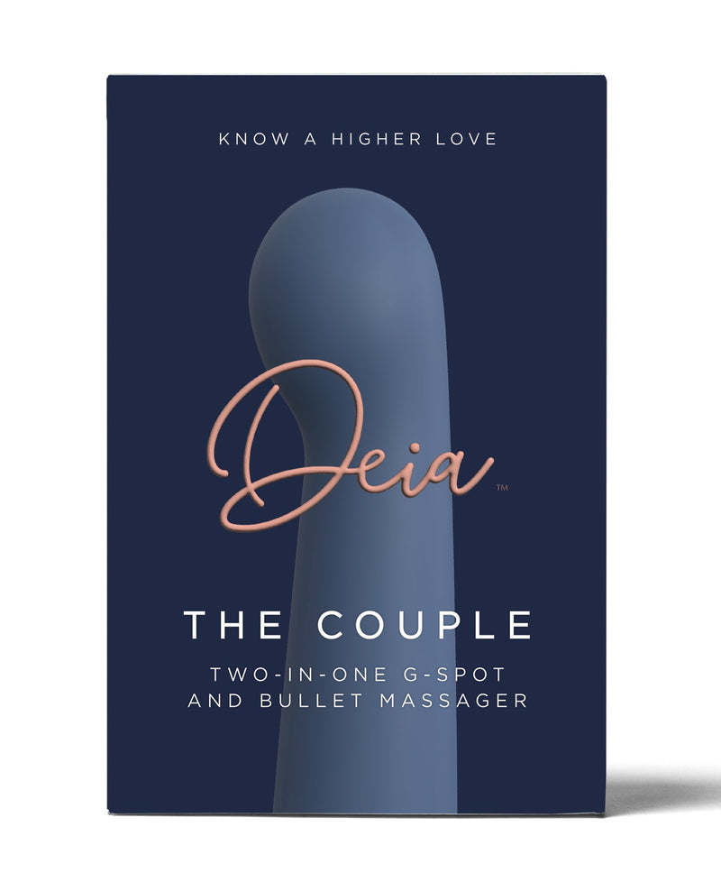 Beacon Wellness Brands INC Deia the Couple Nesting Two-in-one Vibe - Navy Vibrators