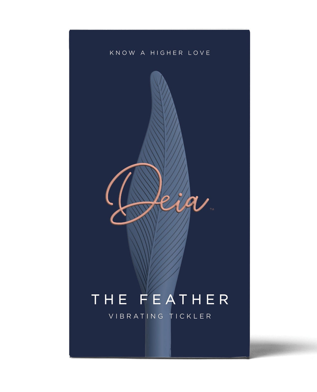 Beacon Wellness Brands INC Deia the Feather w/Charging Case - Navy Vibrators