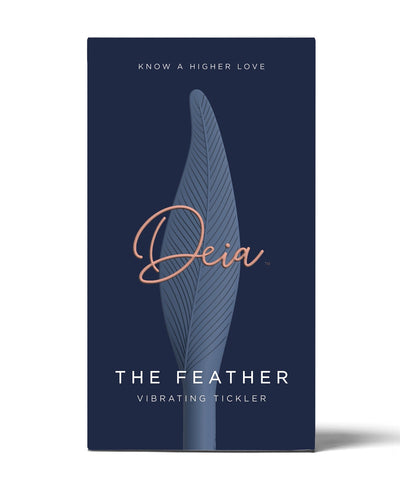 Beacon Wellness Brands INC Deia the Feather w/Charging Case - Navy Vibrators
