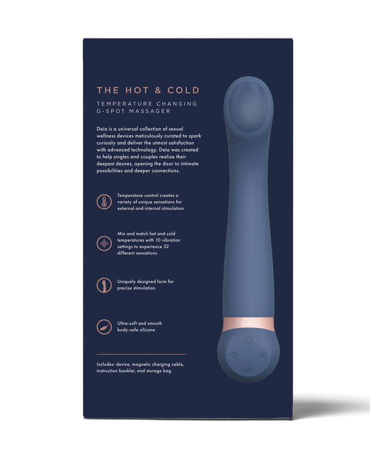 Beacon Wellness Brands INC Deia the Hot &amp; Cold Heating &amp; Cooling Vibrator - Navy Vibrators