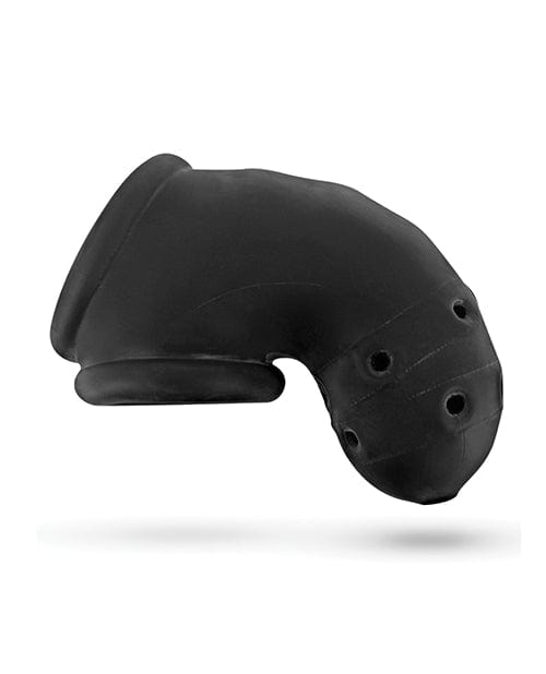 Blue Ox Designs LLCDba Oxballs Oxballs Airlock Air-lite Vented Chastity - Ice Black Kink &amp; BDSM