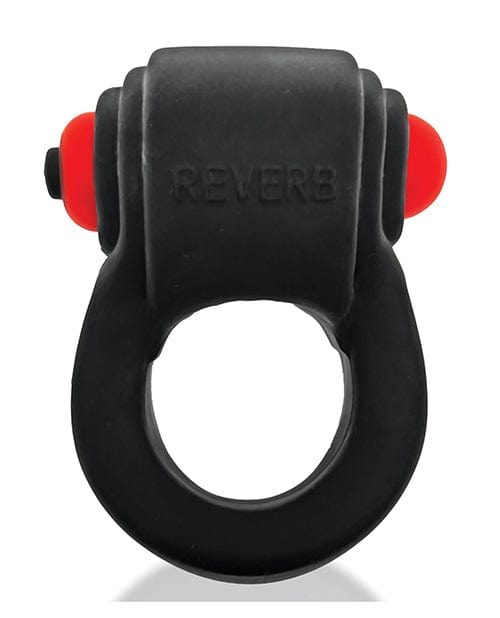 Blue Ox Designs LLCDba Oxballs Hunkyjunk Revring Cock Ring W/vibe - Vibe Tar W/red Penis Toys
