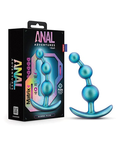 Blush Novelties Blush Anal Adventures Matrix Gamma Plug - Teal Anal Toys