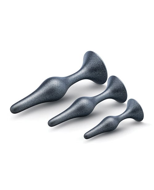 Blush Novelties Blush Anal Adventures Matrix Genesis Plug Kit - Silver Anal Toys