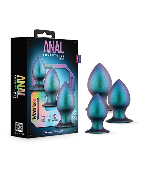 Blush Novelties Blush Anal Adventures Matrix Metaverse Plug Kit - Spruce Anal Toys