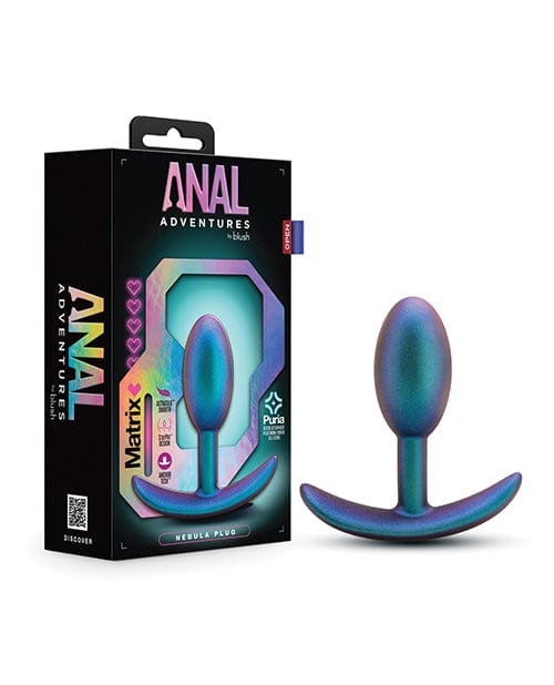 Blush Novelties Blush Anal Adventures Matrix Nebula Plug - Turquoise Anal Toys