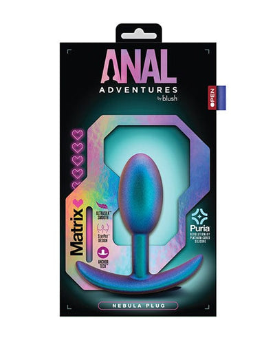 Blush Novelties Blush Anal Adventures Matrix Nebula Plug - Turquoise Anal Toys