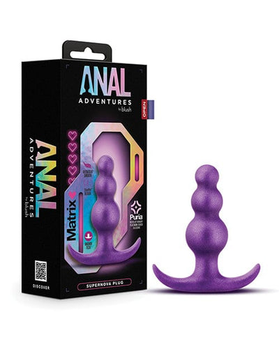 Blush Novelties Blush Anal Adventures Matrix Supernova Plug - Purple Anal Toys