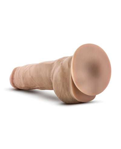 Blush Novelties Blush Au Natural 10" Big Boy Realistic Dildo with Balls - Vanilla Dildos