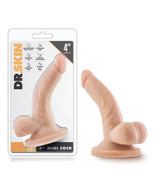 Blush Novelties Blush Dr. Skin 4" Mini Cock - Beige Dildos