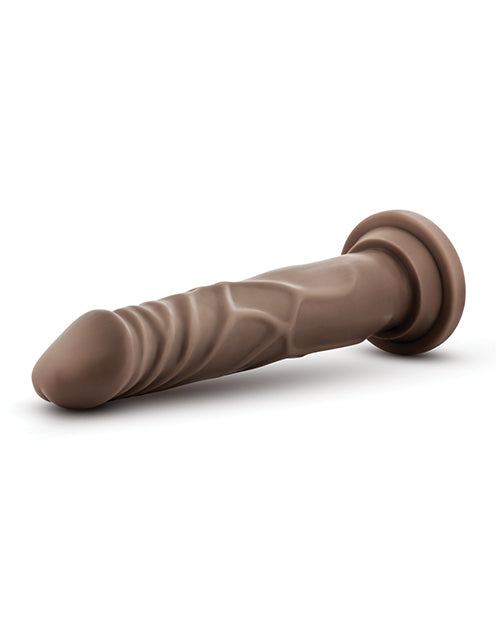 Blush Novelties Blush Dr. Skin 7.5 inch Basic Realistic Cock - Chocolate Dildos