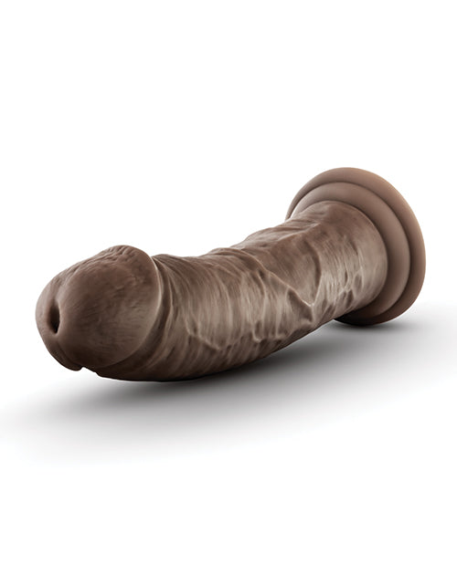 Blush Novelties Blush Dr. Skin Silicone Dr. Shepherd 8" Dildo with Suction Cup - Chocolate Dildos