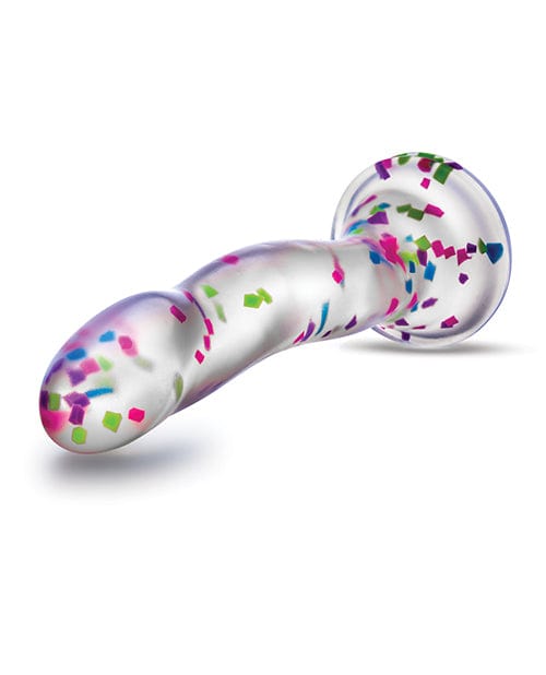 Blush Novelties Blush Neo Elite Hanky Panky 7" Confetti Dildo - Glow In The Dark Dildos