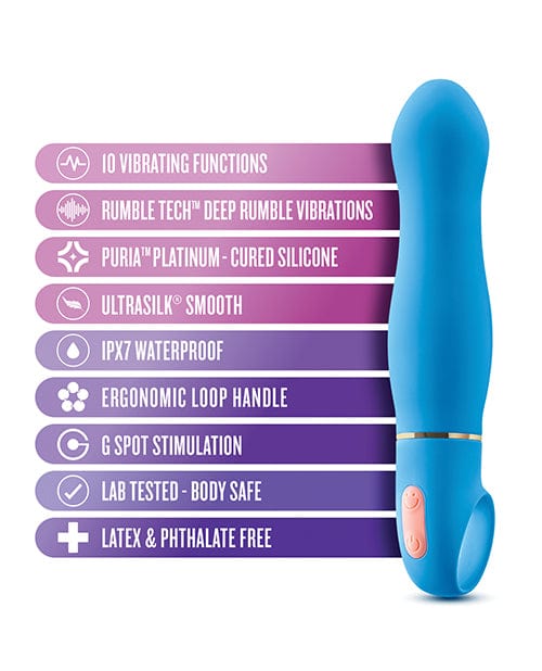 Blush Novelties Blush Aria Exciting Af - Blue Vibrators