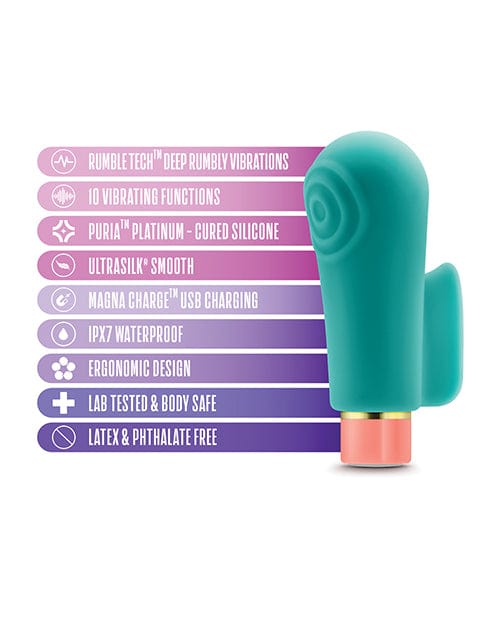 Blush Novelties Blush Aria Sensual Af - Teal Vibrators