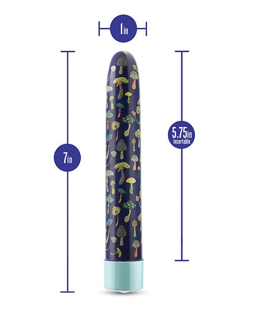 Blush Novelties Blush Limited Addiction Dreamscape 7 inch Rechargeable Vibe - Blue Vibrators
