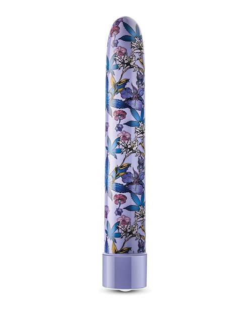 Blush Novelties Blush Limited Addiction Floradelic 7 inch Rechargeable Vibe - Purple Vibrators