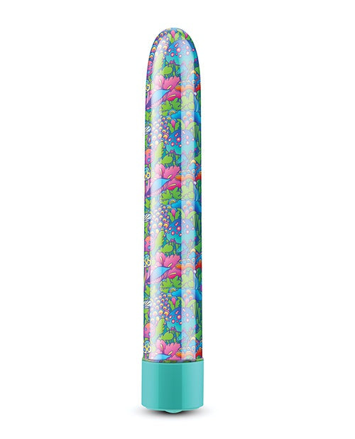 Blush Novelties Blush Limited Addiction Utopia 7 inch Rechargeable Vibe - Aqua Vibrators