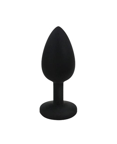 Bodispa INC Nobu Fetish Small Silicone Plug W/jewels - Black Anal Toys