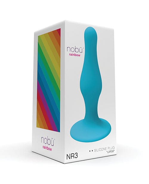 Bodispa INC Nobu Rainbow Large Silicone Plug - Blue Anal Toys