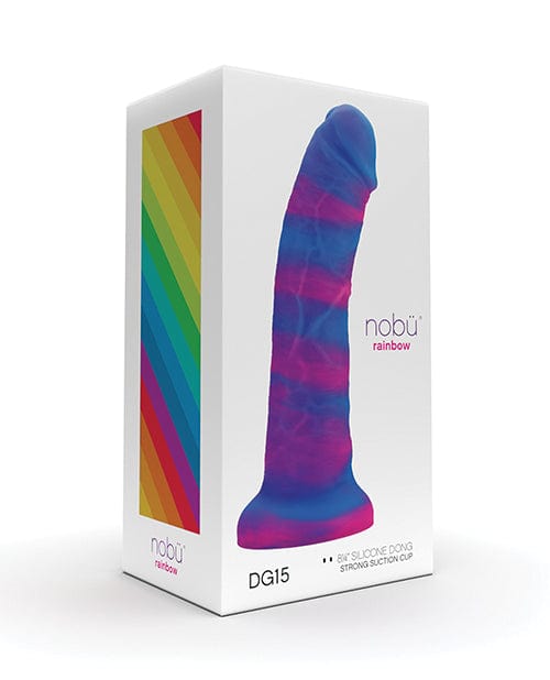 Bodispa INC Nobu Rainbow 8" Dildo W/suction Cup - Cosmic Dildos