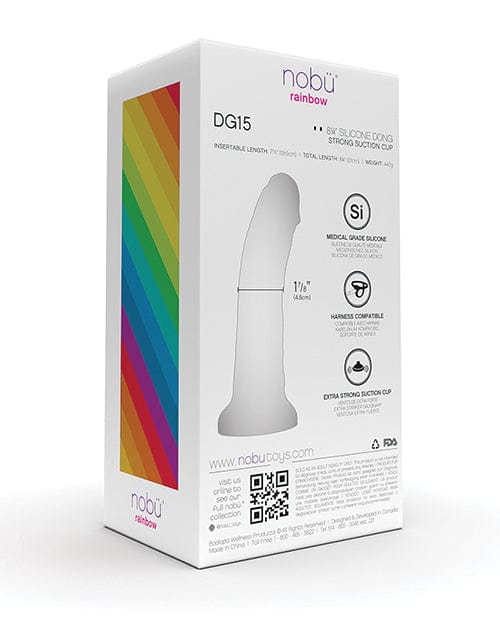 Bodispa INC Nobu Rainbow 8" Dildo W/suction Cup - Cosmic Dildos