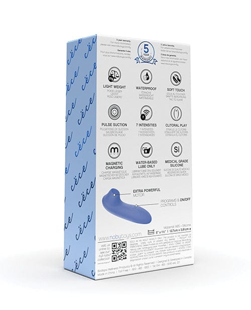Bodispa INC Nobu Essentials Cece Pulse Stimulator - Periwinkle Blue Vibrators