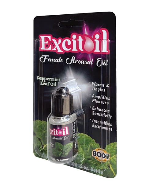 Body Action Products Body Action Excitoil Peppermint Arousal Oil - .5 Oz Bottle Carded More