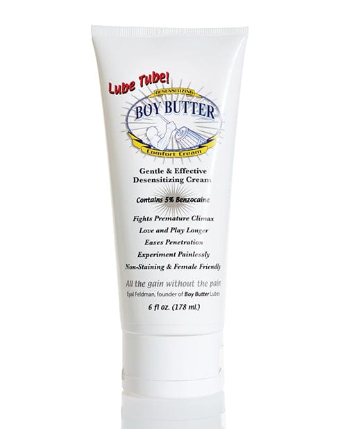 Boy Butter Lubes LLC Boy Butter Desensitizing Comfort Cream - 6 Oz Lube Tube Lubes