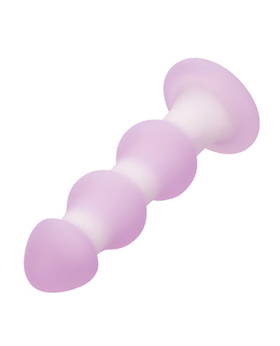 CalExotics Lavender Haze Beaded Anal Probe - Lavender/White Anal Toys