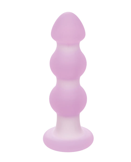 CalExotics Lavender Haze Beaded Anal Probe - Lavender/White Anal Toys