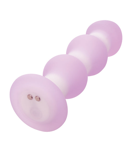 CalExotics Lavender Haze Beaded Anal Probe - Lavender/White Anal Toys