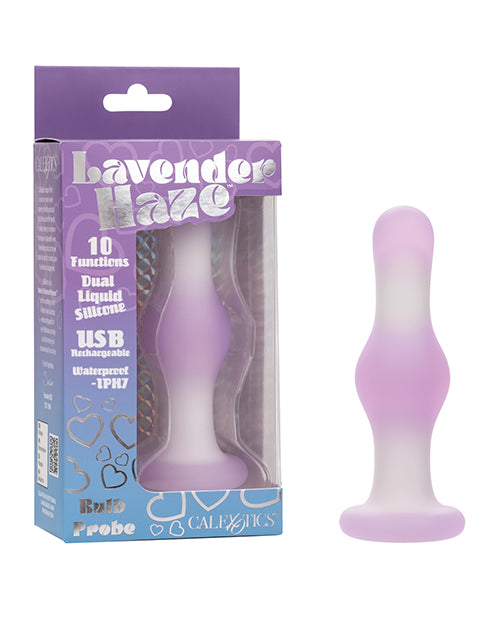 CalExotics Lavender Haze Bulb Anal Probe - Lavender/White Anal Toys